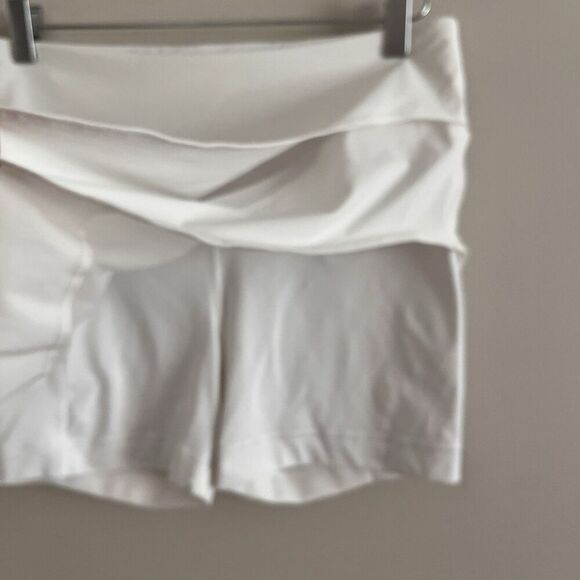 Lululemon Asymmetrical Layered High Rise Skort size 8 White Tennis Pickleball - Picture 11 of 14